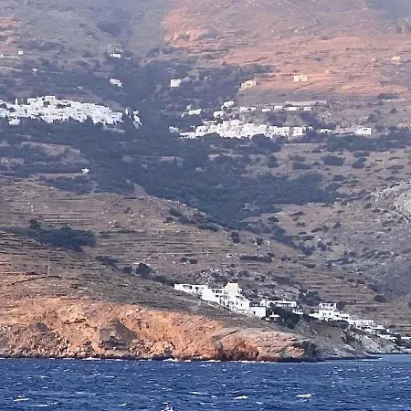 Studio At Ormos Kardianis 60 M Away From The Beach With Sea View Furnished Terrace And Wifi