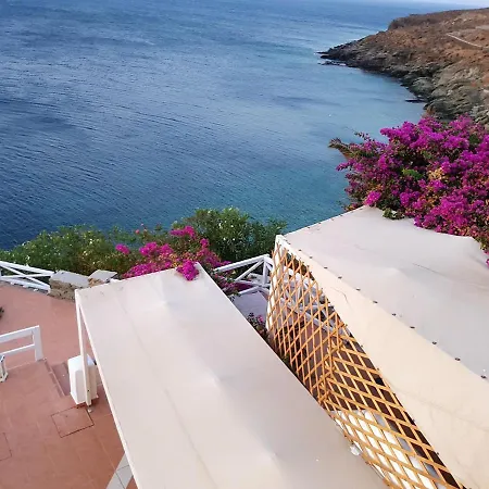 شقة Studio At Ormos Kardianis 60 M Away From The Beach With Sea View Furnished Terrace And Wifi *
