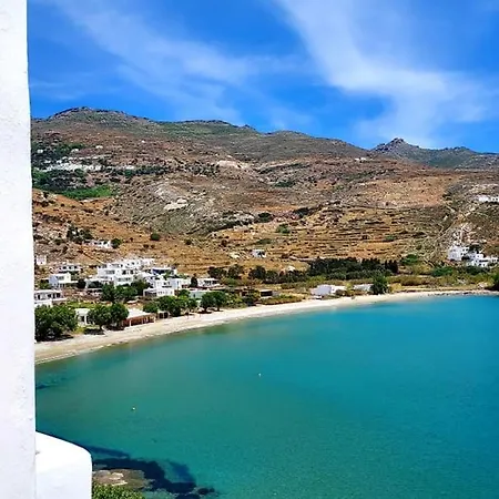 Studio At Ormos Kardianis 60 M Away From The Beach With Sea View Furnished Terrace And Wifi Kardhianí