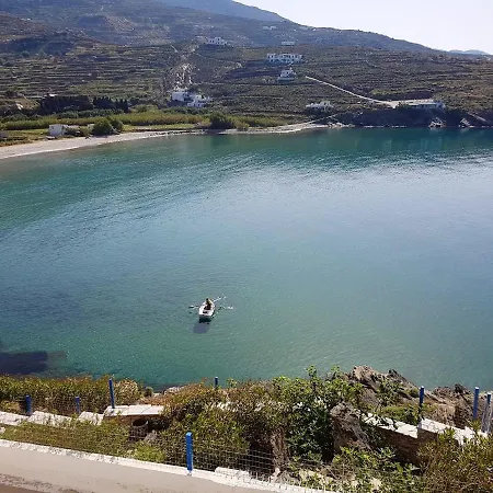 Studio At Ormos Kardianis 60 M Away From The Beach With Sea View Furnished Terrace And Wifi Kardhianí